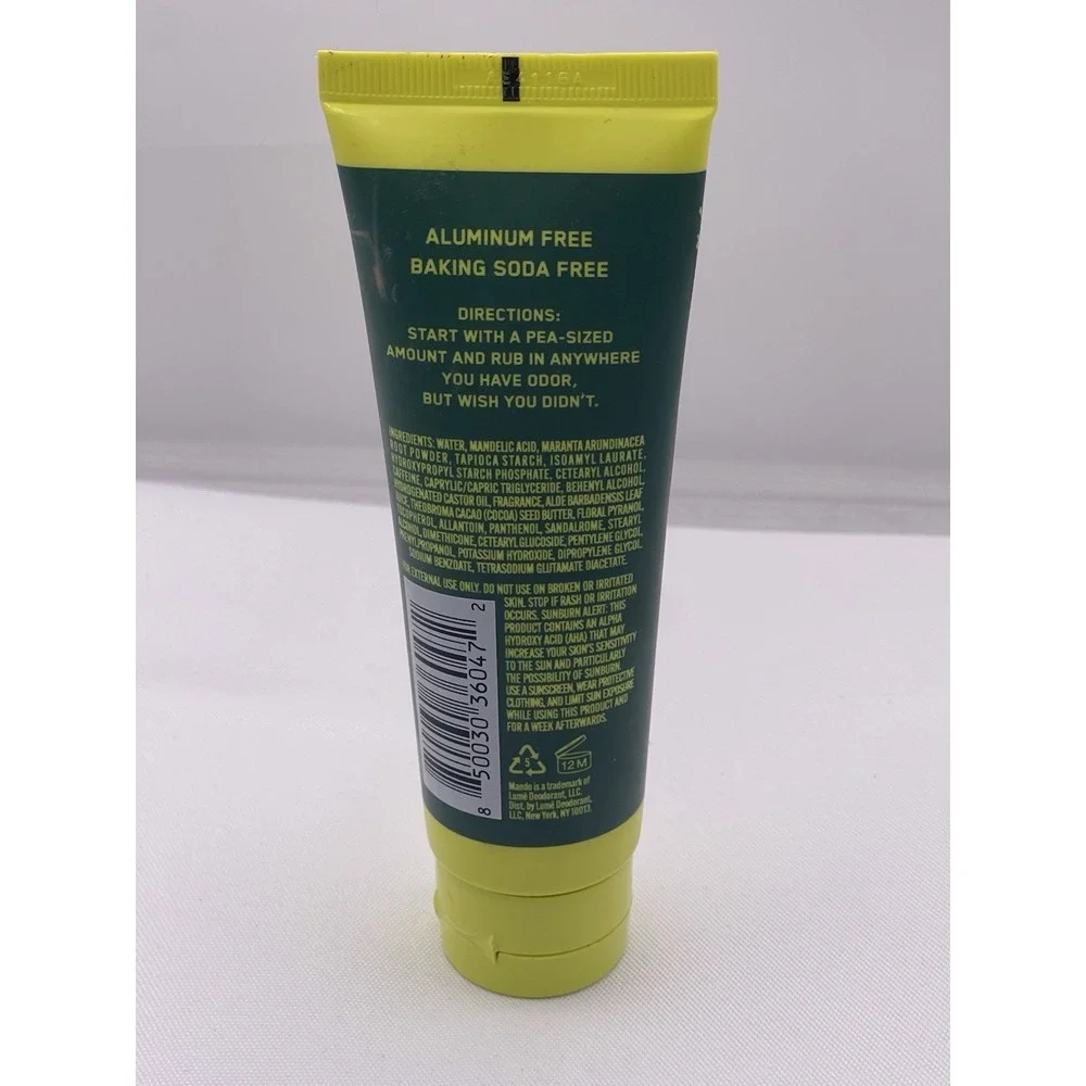 MANDO Whole Body Invisible Cream Deodorant 72 Hour Control! MT‎ FUJI 3 Oz